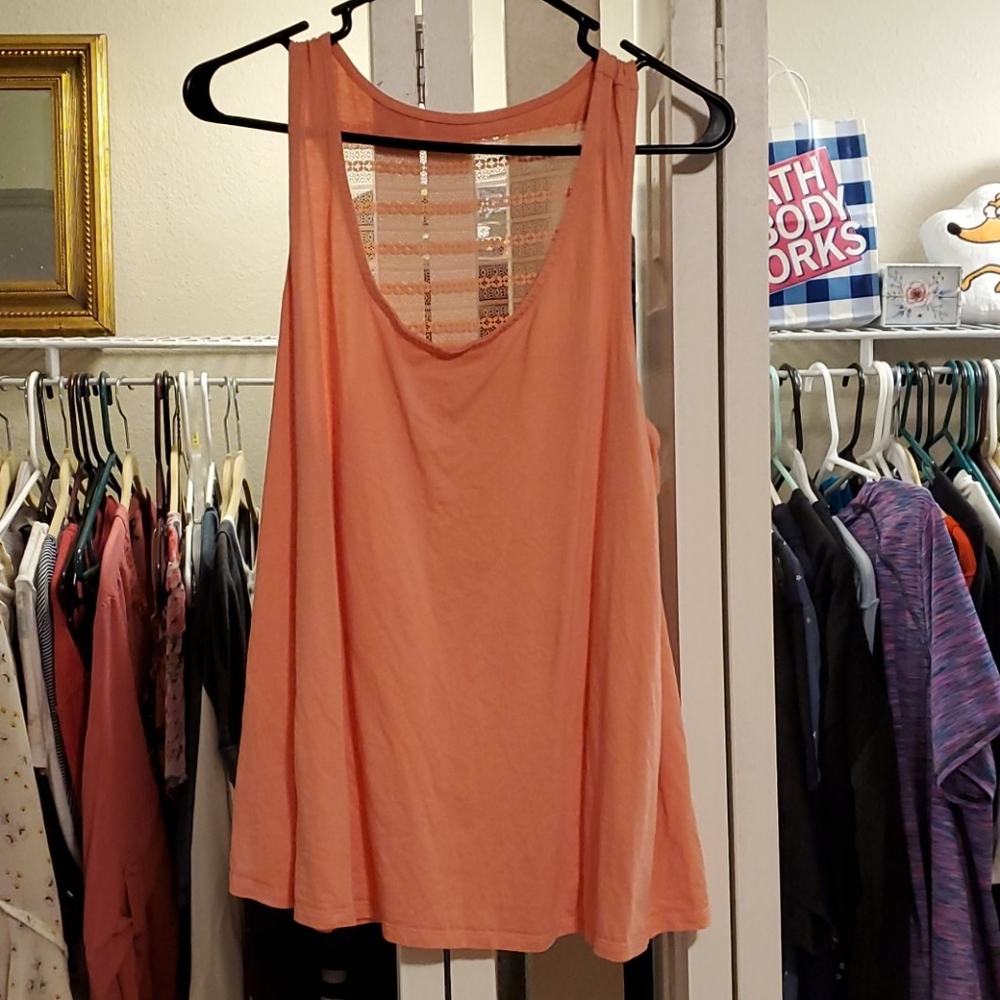 Cacique lace back tank